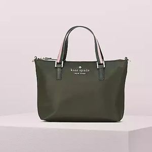 Kate Spade Watson Lane Varsity Stripe Lucie Nylon Purse